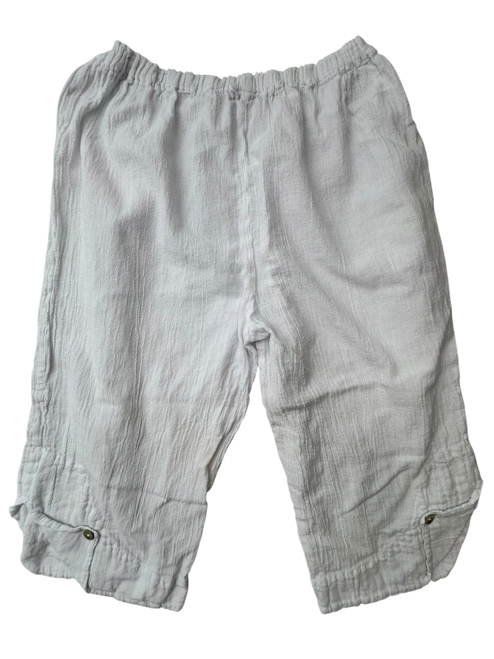 Oh my gauze white Beth capris L/XL - Picture 6 of 7